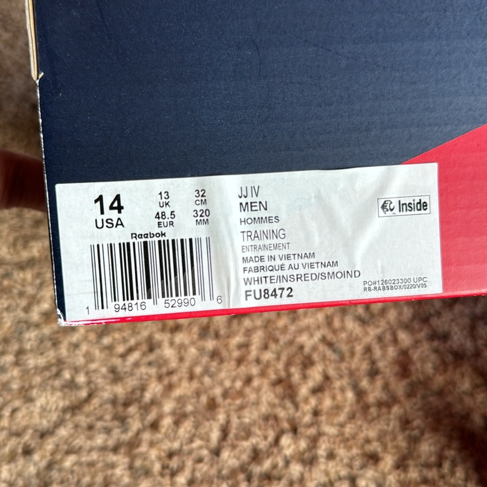 NIB Reebok JJ IV Training Shoe - Picture 5 of 5